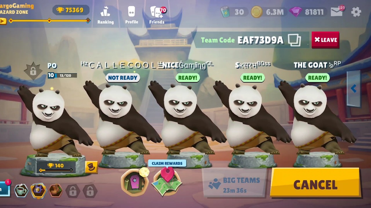 5v5 Po Squad is Broken | Zooba x Kung Fu Panda