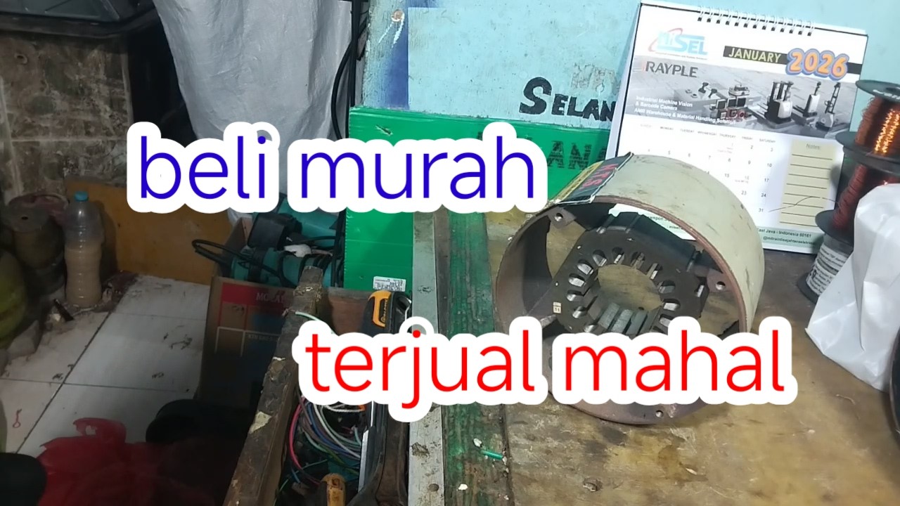 Membuat isolator bech grinder ( gerinda duduk)