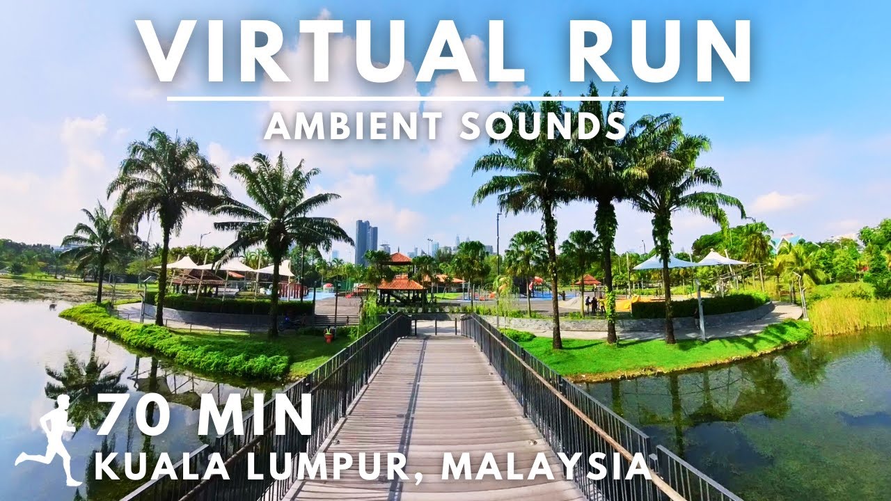 Virtual Running Video For Treadmill in Titiwangsa Park, Kuala Lumpur #Malaysia #virtualrun