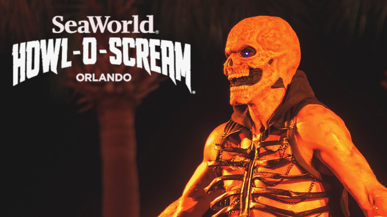 Давайте исследуем Howl-O-Scream 2025! | Seaworld Orlando