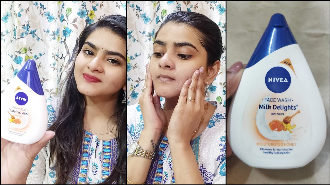 Nivea Milk Delights face wash | Dry skin | Review and Demo | Ria Das