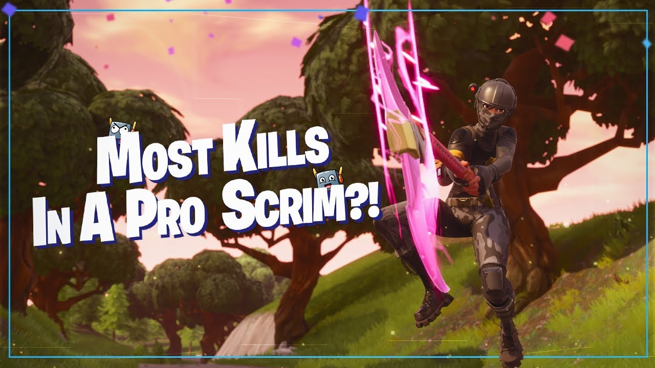 MOST KILLS IN A PRO SCRIM? • Fortnite Battle Royale (PRO SCRIMS)