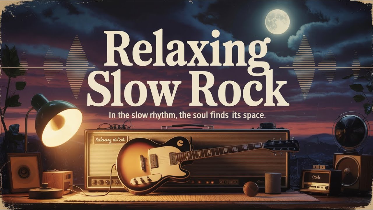 🌙 Slow Rock Chill 2025 – Soft Guitar Echoes for Peaceful Nights