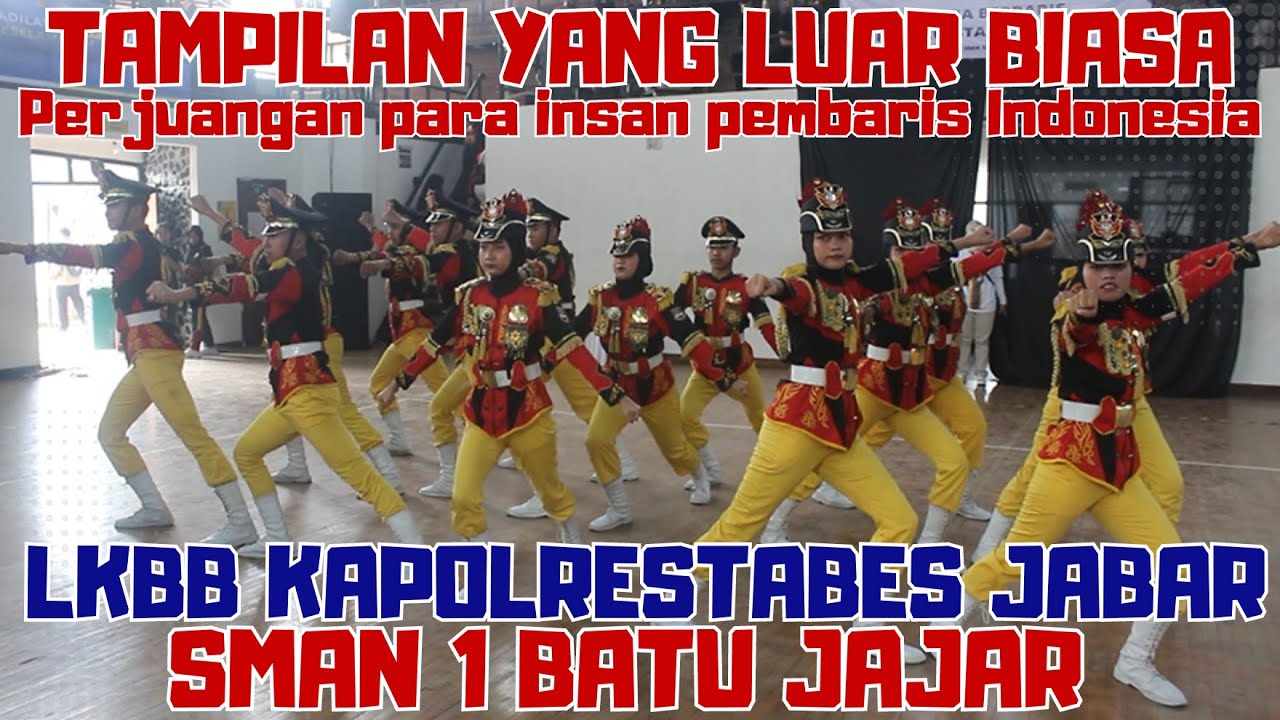 PENAMPILAN INSAN PEMBARIS INDONESIA - PASKIBRA SMAN 1 BATU JAJAR - LKBB KAPOLRESTABES CUP