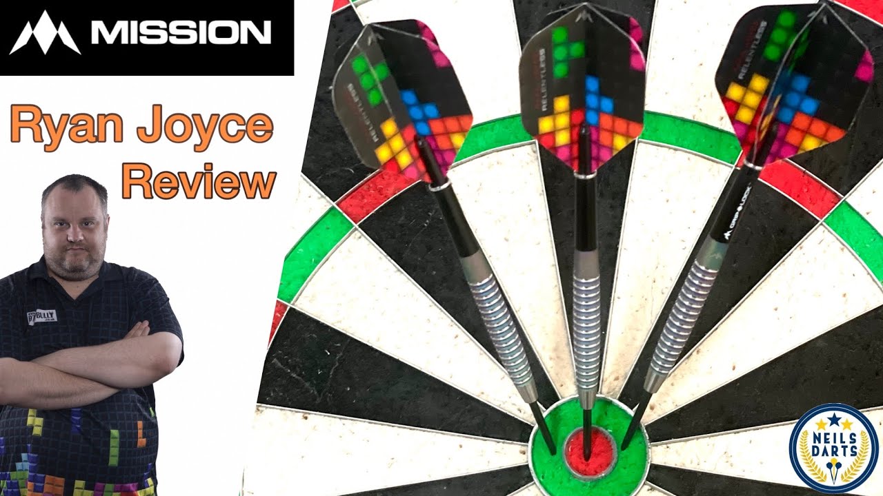 MISSION  Ryan Joyce Darts - Steel Tip - Relentless - PVD Coral
