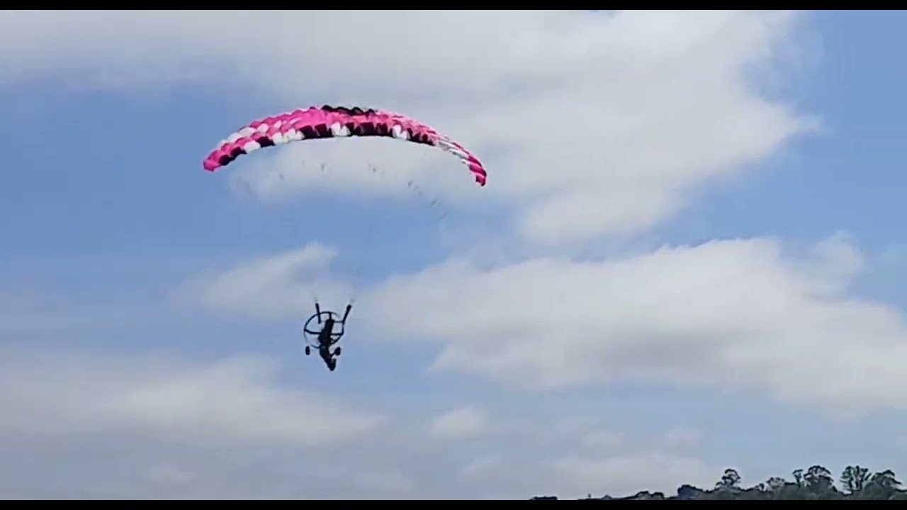 Home made  paraglider rc voando no Aeroclovis