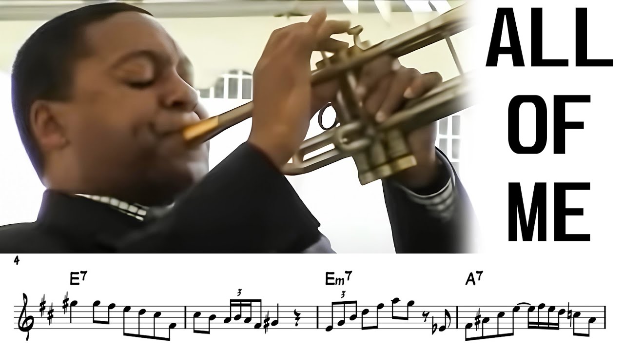 Wynton Marsalis - All Of Me [Transcription] Trumpet Solo Bb