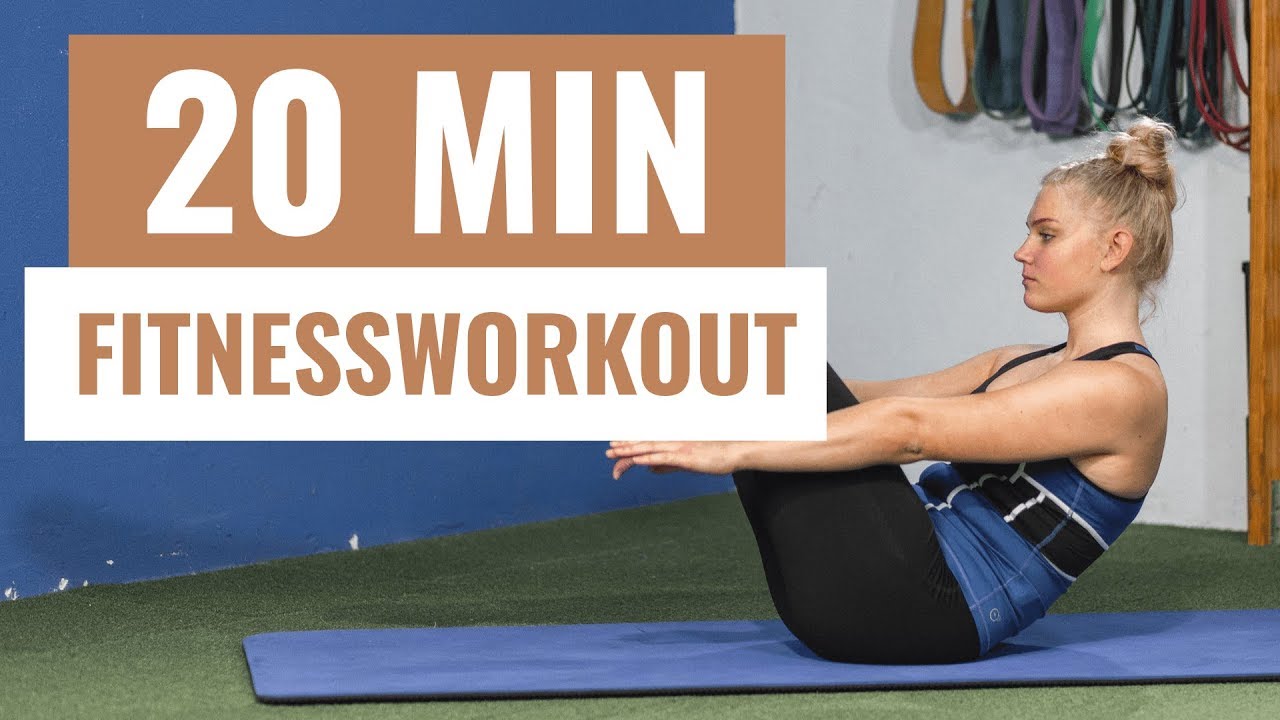 20 MIN FITNESS WORKOUT / abs workout, home training