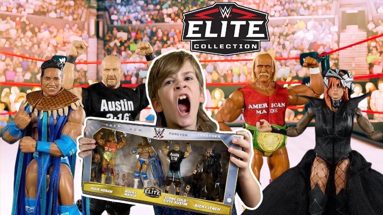 Unboxing WWE Elite Then, Now, Together Forever 4 pack! #wwefigures