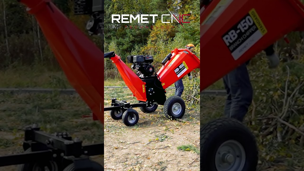 𝗥𝗕-𝟭𝟱𝟬 𝗡𝗘𝗪  mobilny rozdrabniacz bębnowy:) do oczyszczania działek i  ze zbędnych gałęzi :)