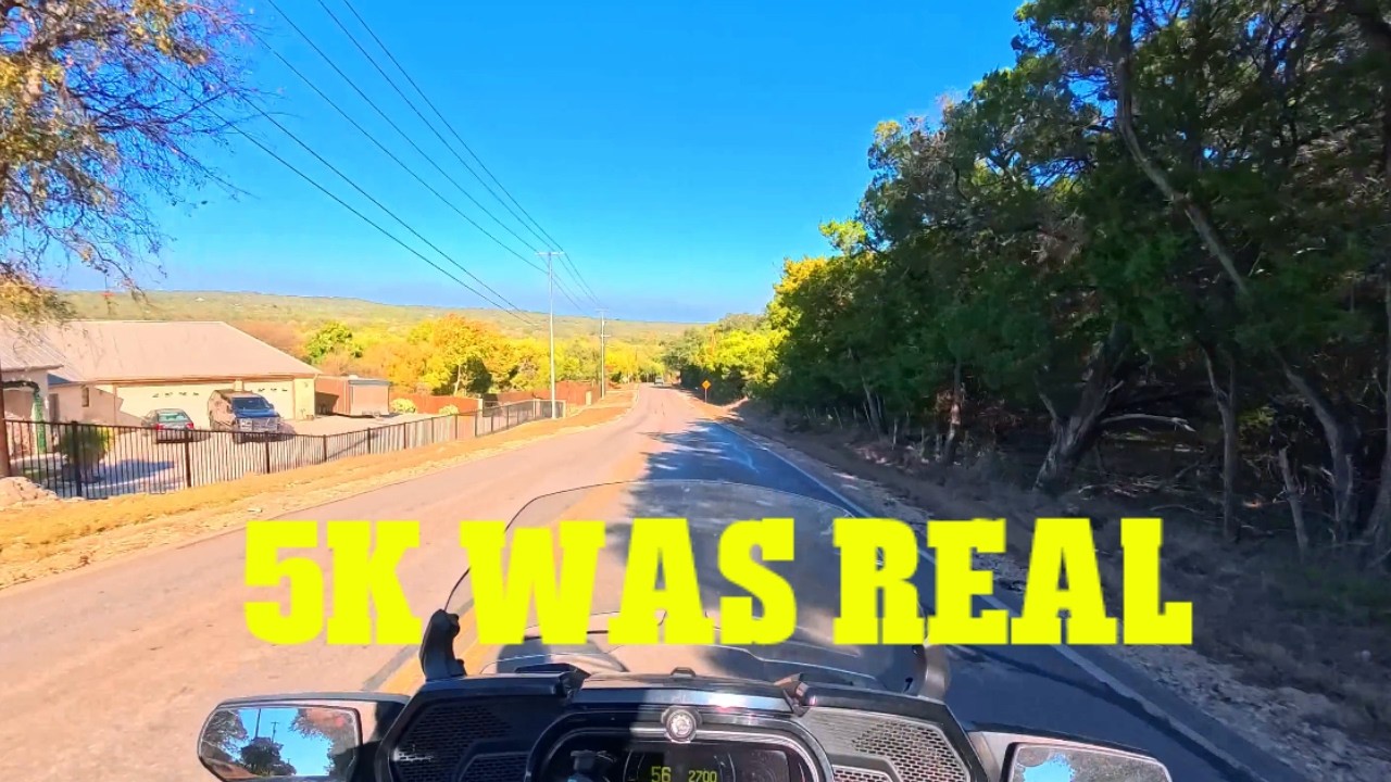 I RAN A 5K AND I DREAM OF GOING FOR A RIDE!