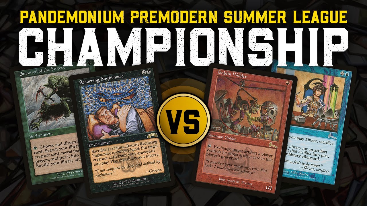 Rec Sur vs Welder Tinker - FINALS - Pandemonium Premodern Summer League 2025