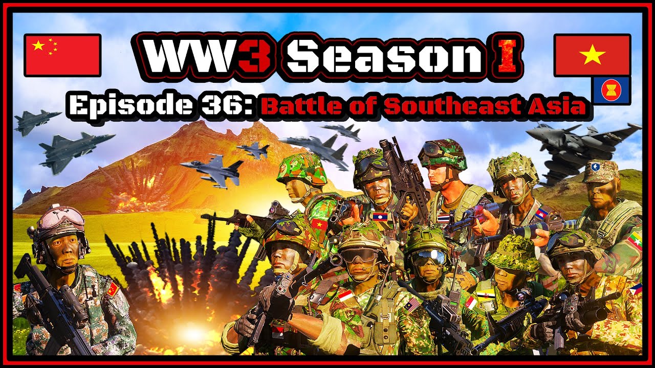 ASEAN vs CHINA ▶ War in Southeast Asia | World War 3 Military Simulation