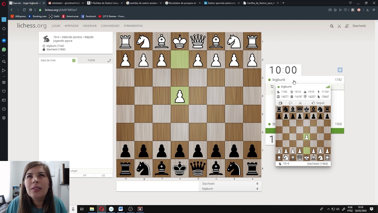 Aula de Xadrez, LICHESS   4&ordm;, 5&ordm;, 6&ordm;, 7&ordm; e 8&ordm; ano