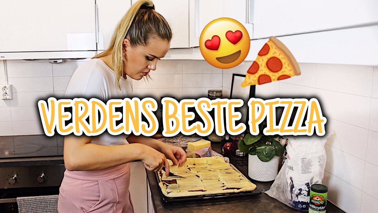 OPPSKRIFT PÅ VERDENS BESTE HJEMMELAGET PIZZA!!!