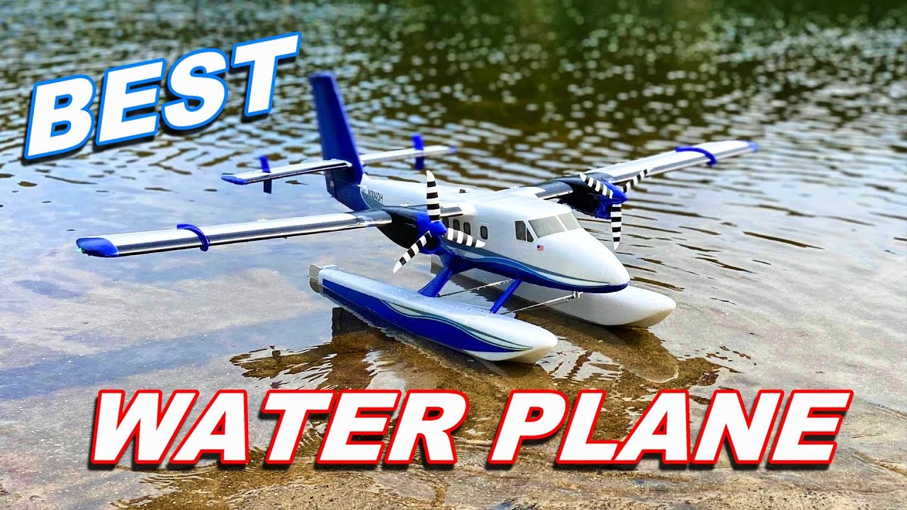RC Plane with Floats Water Take Off and Landing! - Eflite Twin Otter Water Plane - TheRcSaylors