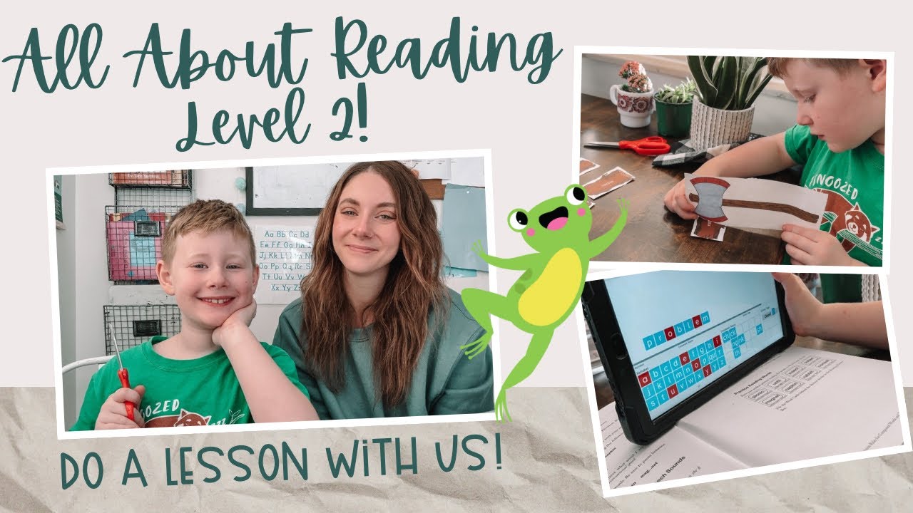 Do a Lesson with Us! All About Reading Level 2!