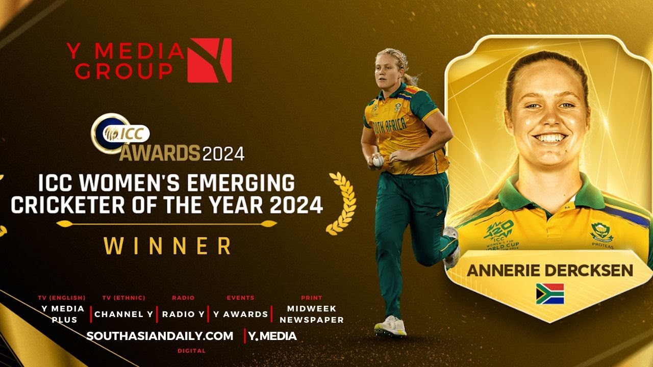 Y Media Big Shot: Proteas' Annerie Dercksen wins ICC Women’s Emerging Cricketer of the Year