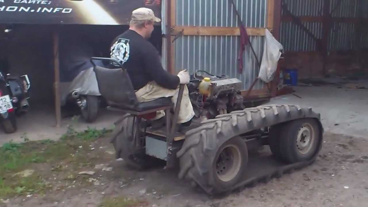 Гусеничный трактор, сделай сам 5