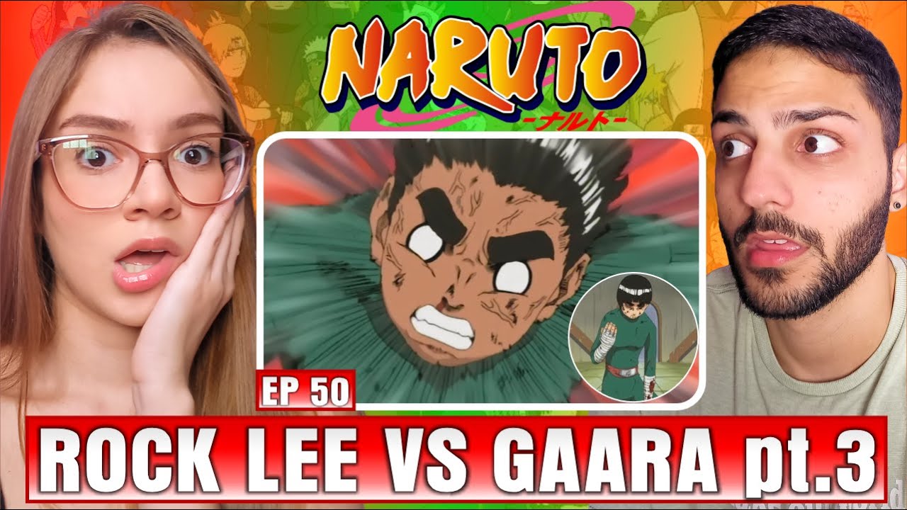 (ROCK LEE NUNCA MAIS PODERÁ SER NINJA? 😭) Professora de Geografia ASSISTE NARUTO｜EPISÓDIO 50｜REACT