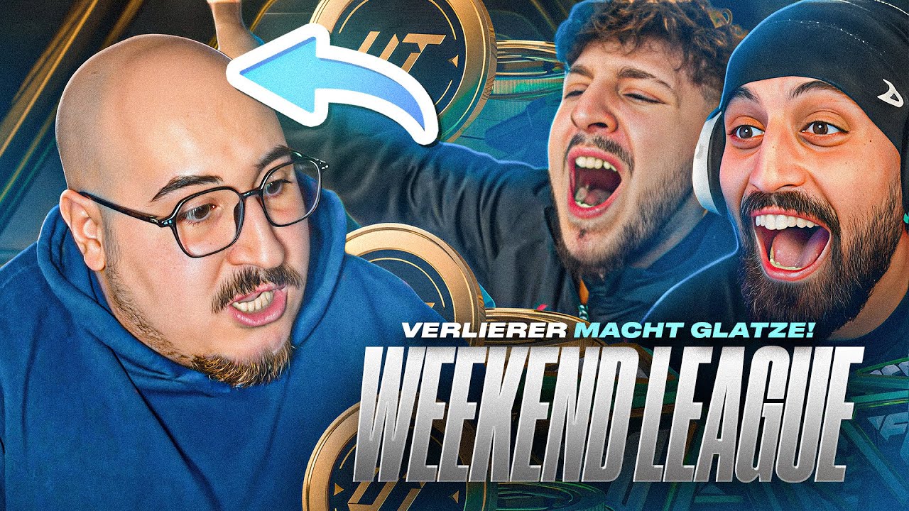 DER VERLIERER BEKOMMT EINE GLATZE 🤣👨🏻‍🦲 WEEKEND LEAGUE CHALLENGE mit Daniel Slump & Talha ⚽️