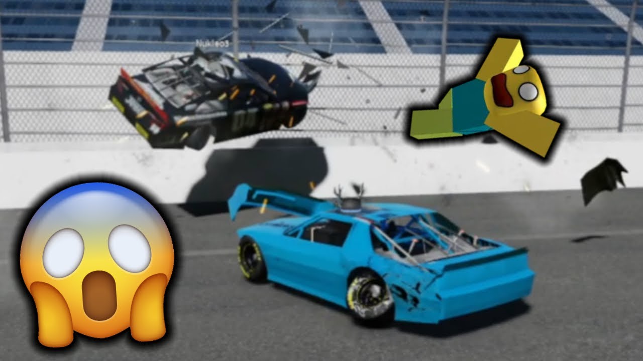 ROBLOX NASCAR CRASHES AND TROLLING COMPILATION! | just daytona. (Roblox)