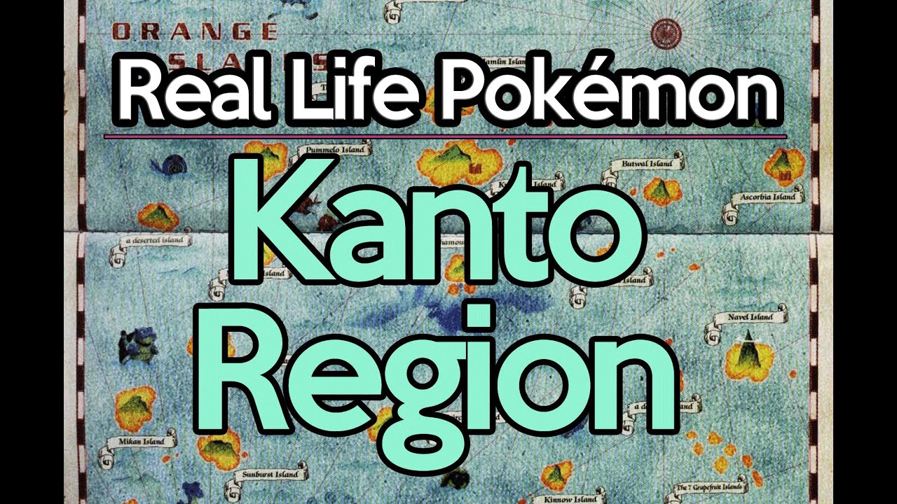 Real Life Pokemon: Kanto Region Locations
