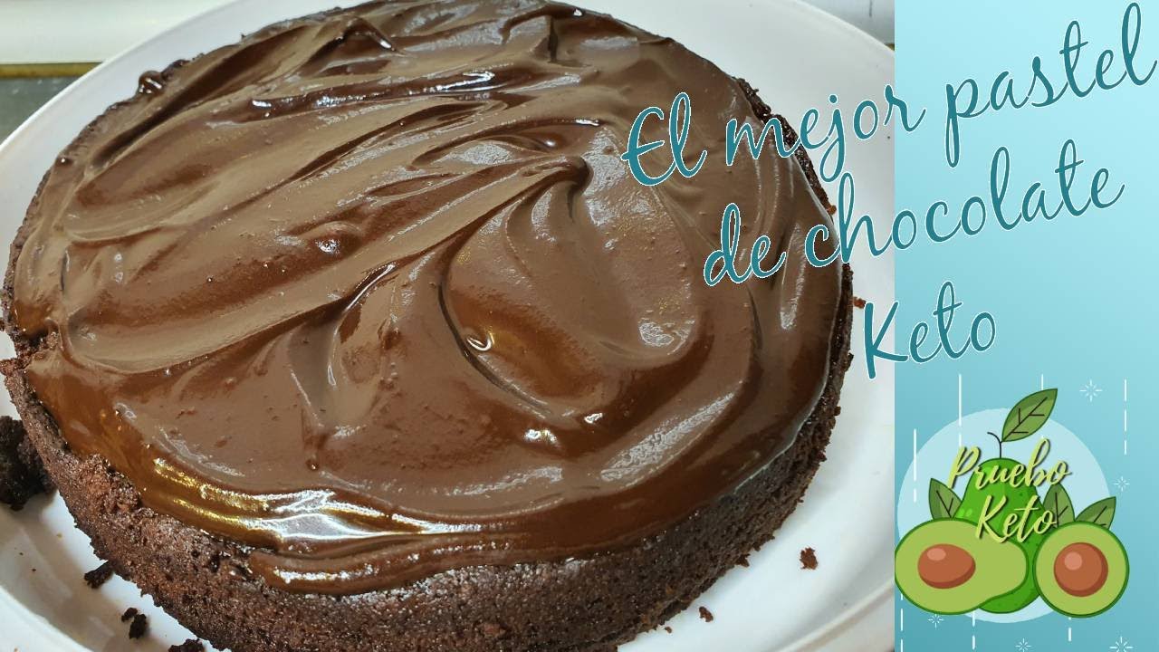 El mejor pastel de chocolate #Keto | sin harina | sin azúcar