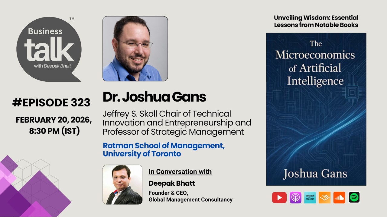 AI as Prediction: Key Ideas from Dr. Joshua Gans’ “The Microeconomics of Artificial Intelligence”