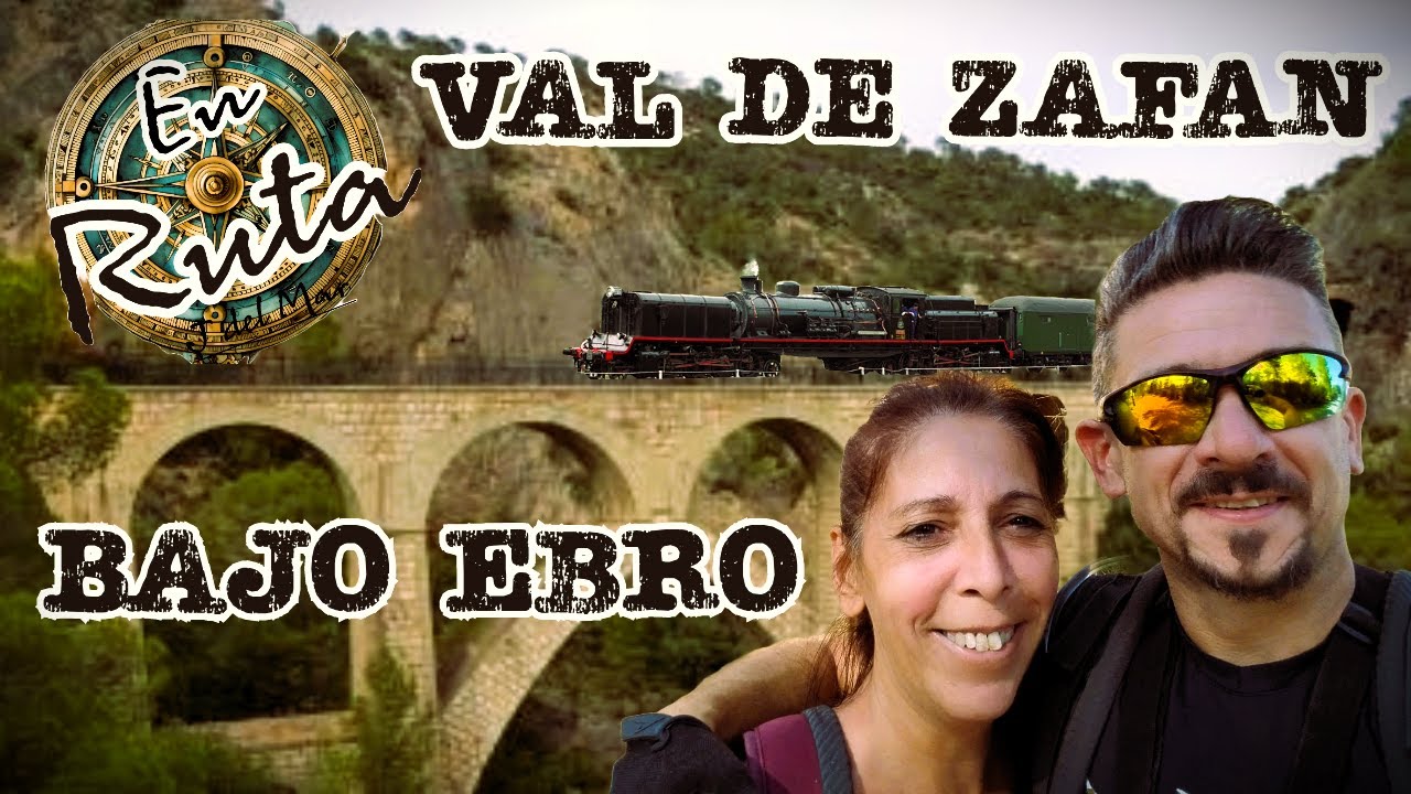 Espectacular final de la Vía Verde de la Val de Zafan!! Tramo Bajo Ebro