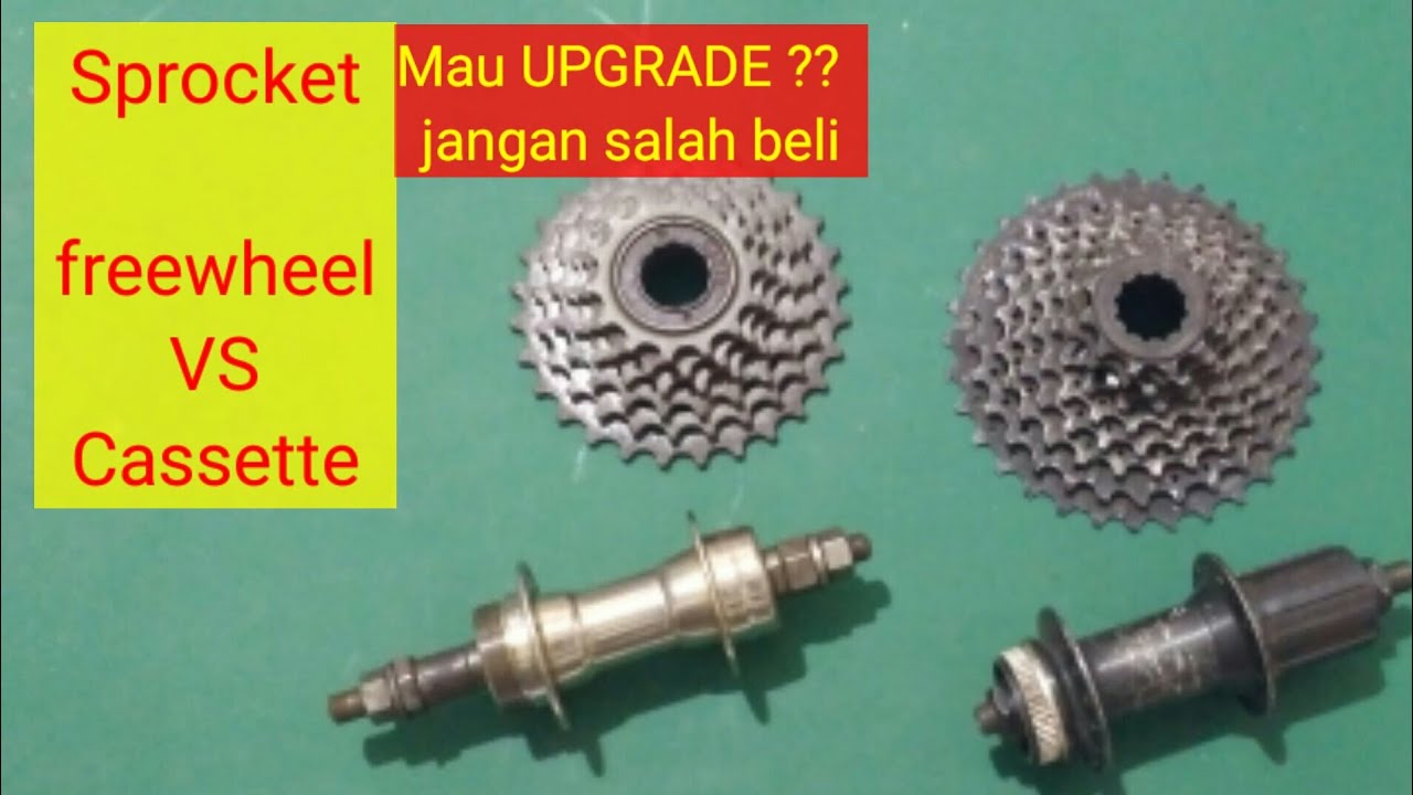 Bike Sprocket freewheel VS cassette // gir sepeda jangan salah beli