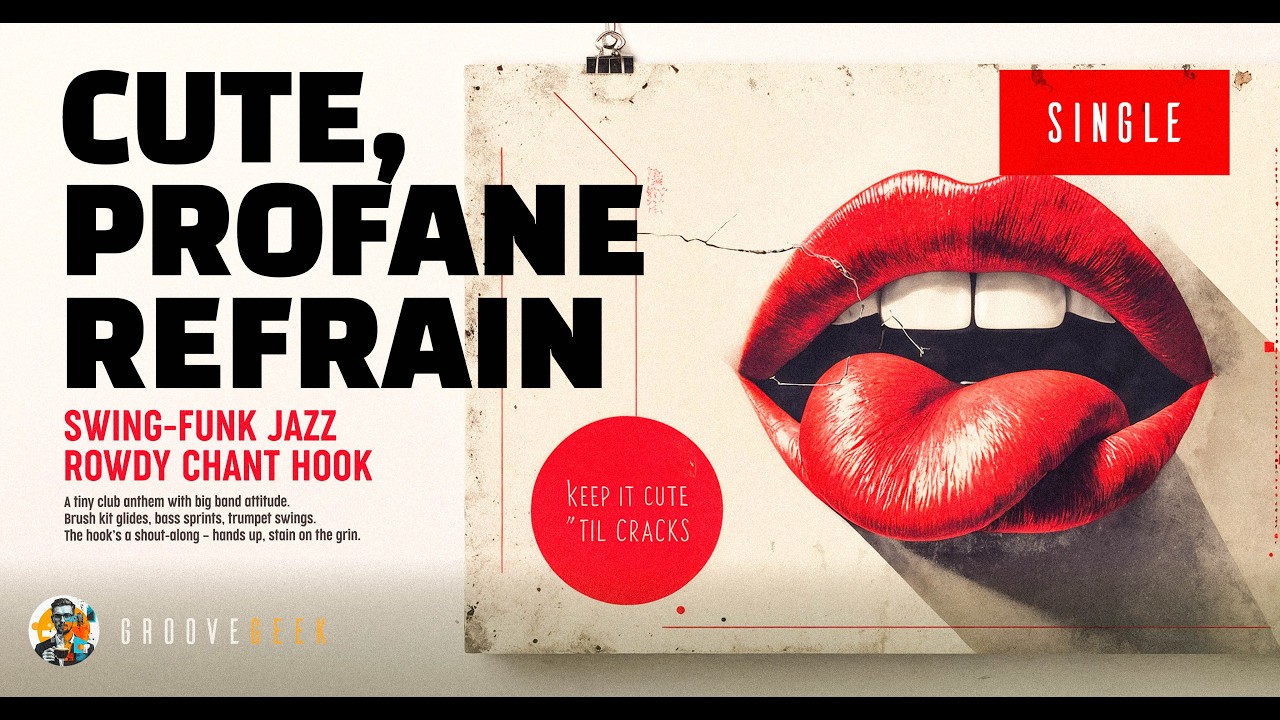 Cute, Profane Refrain — 140 BPM Swing-Funk Jazz Anthem (Chant Hook)