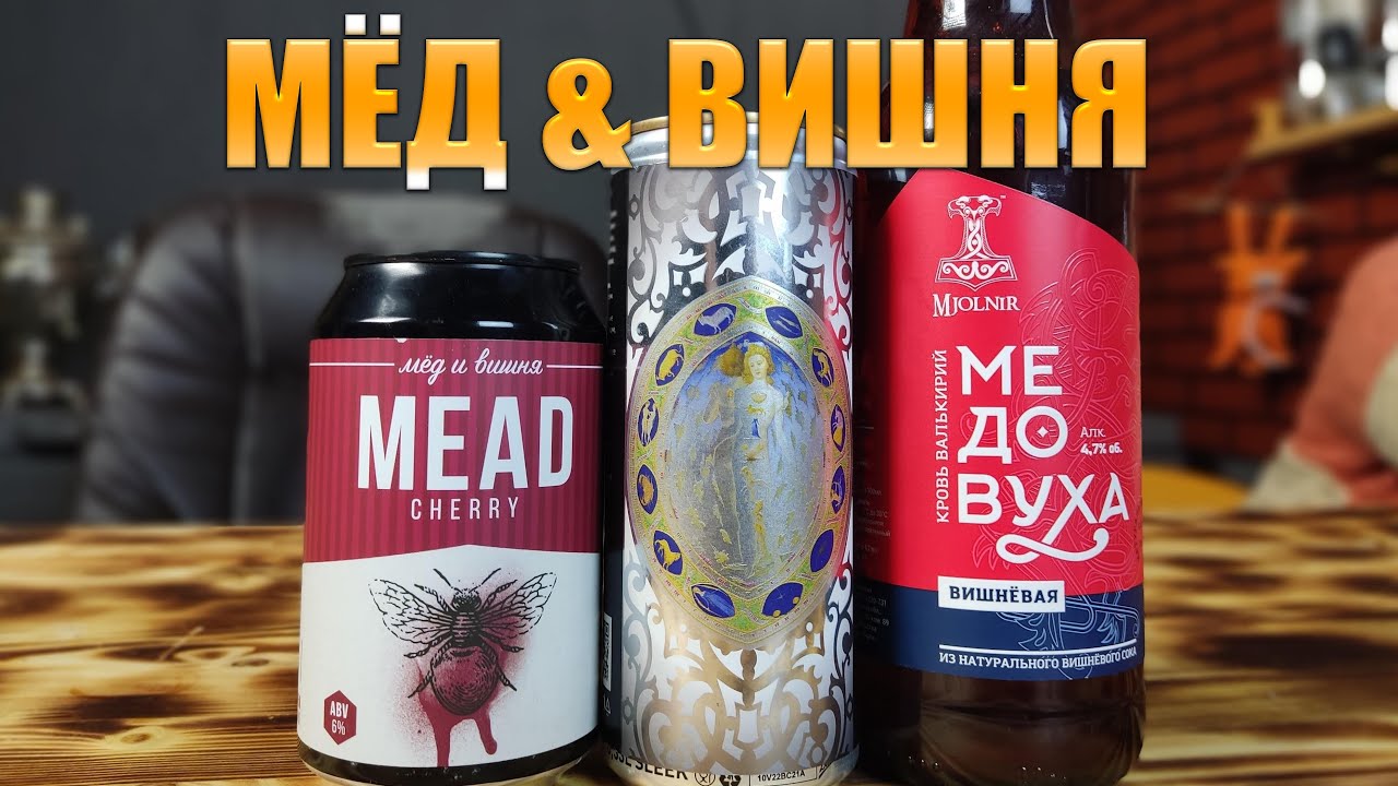 Медовуха это вкусно! Mead с вишней и не только  Степь и ветер, MJOLNIR , Astronomia Не пивной обзор