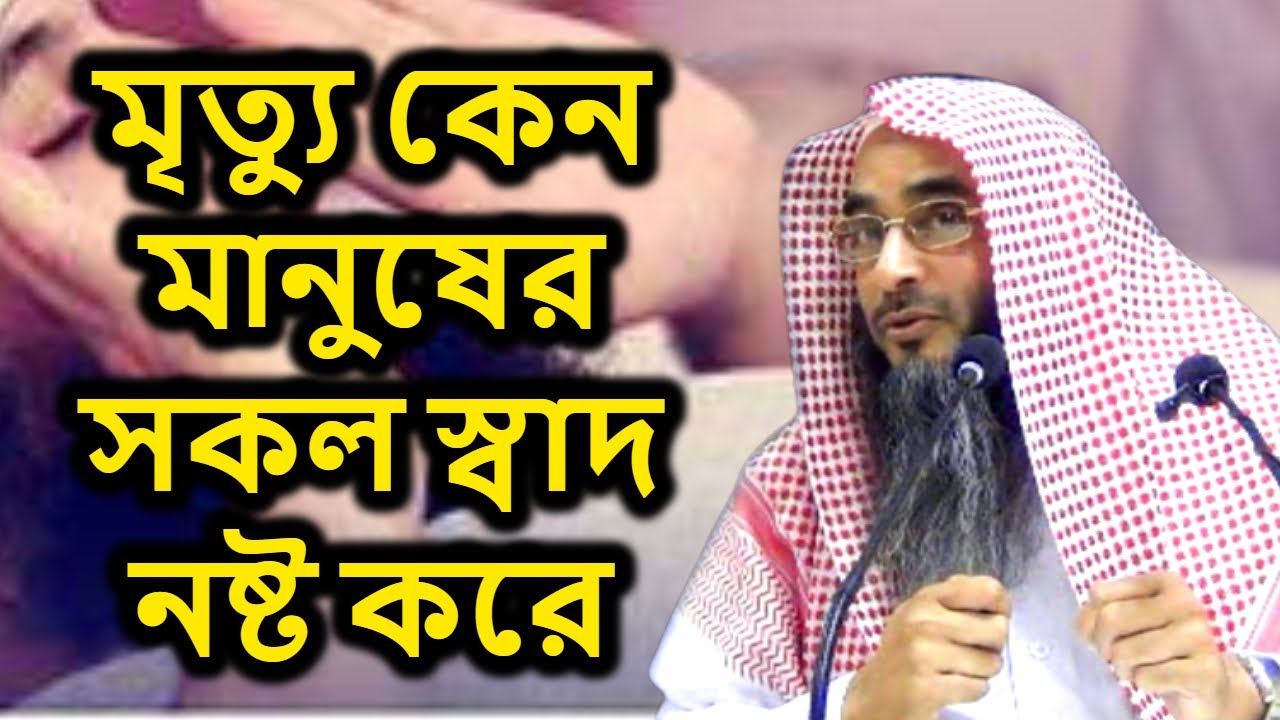 মৃত্যু কেন মানুষের সকল স্বাদ নষ্ট করে শাইখ মতিউর রহমান মাদানী | Mrittor Shaad | Motiur Rahman Madani