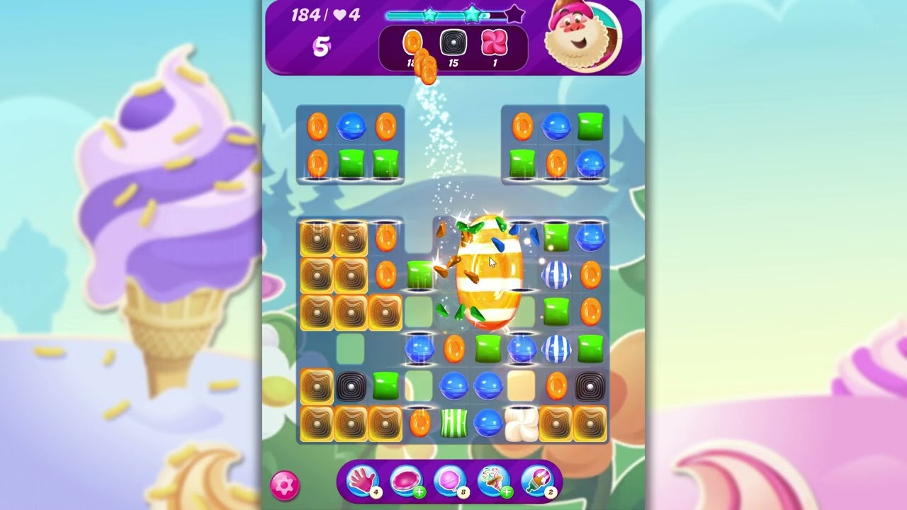 Candy Crush Saga Level 184