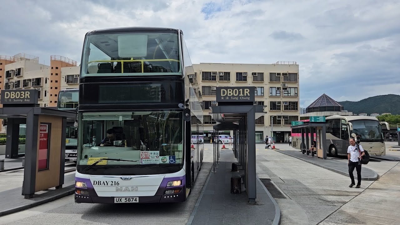 Hong Kong Bus DBTSL DBAY216 @ DB01R 愉景灣交通服務 MAN A95 愉景廣場 - 東涌站