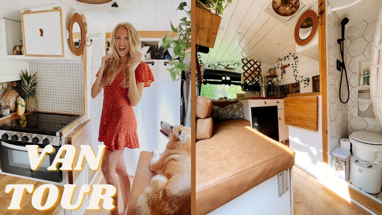 Vanlifers UNIQUE Van Layout Tour | Full Bathroom, 4 Season,  Sleeps 3, Ford Transit Van FOR SALE