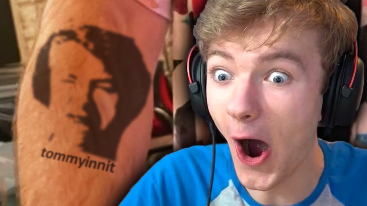 he got a tommyinnit tattoo...