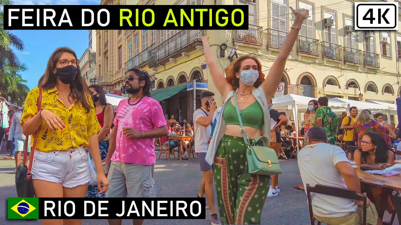 Экскурсия в Фейра-ду-Риу-Антиго | Рио-де-Жанейро 🇧🇷 Фейра-да-Лаврадио, Бразилия | 【4K】 2021 г.