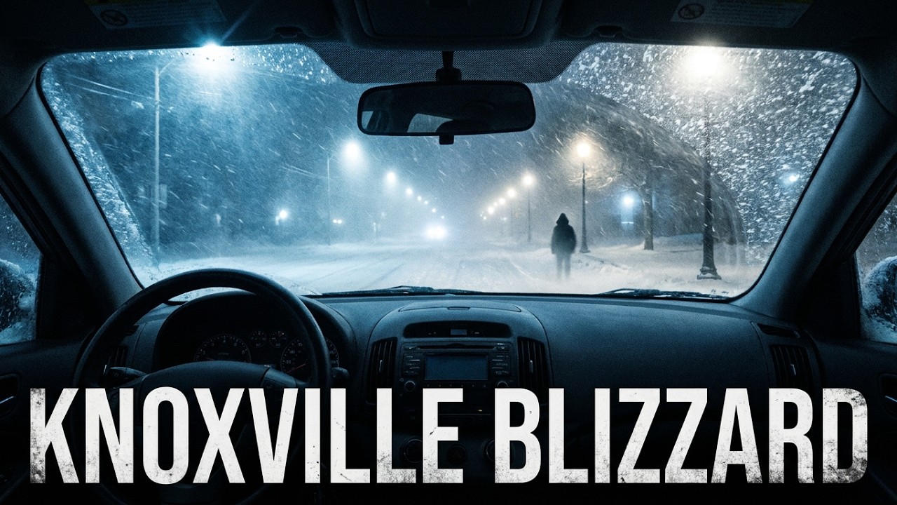15 Jan 2024 Driving in Snow - Knoxville, TN