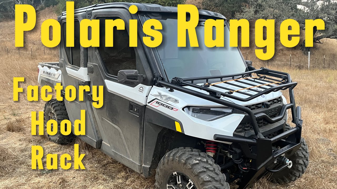 Установка заводского багажника на капот Polaris Ranger и комментарии