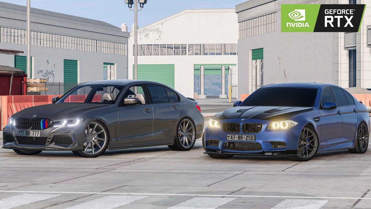Lotu Şəmi və Balığçı Bir Birinə Qarşı 3 Mersedes v8 Bi vs Bmw v8 Twin | BeamNG.Driver #malikbedelov