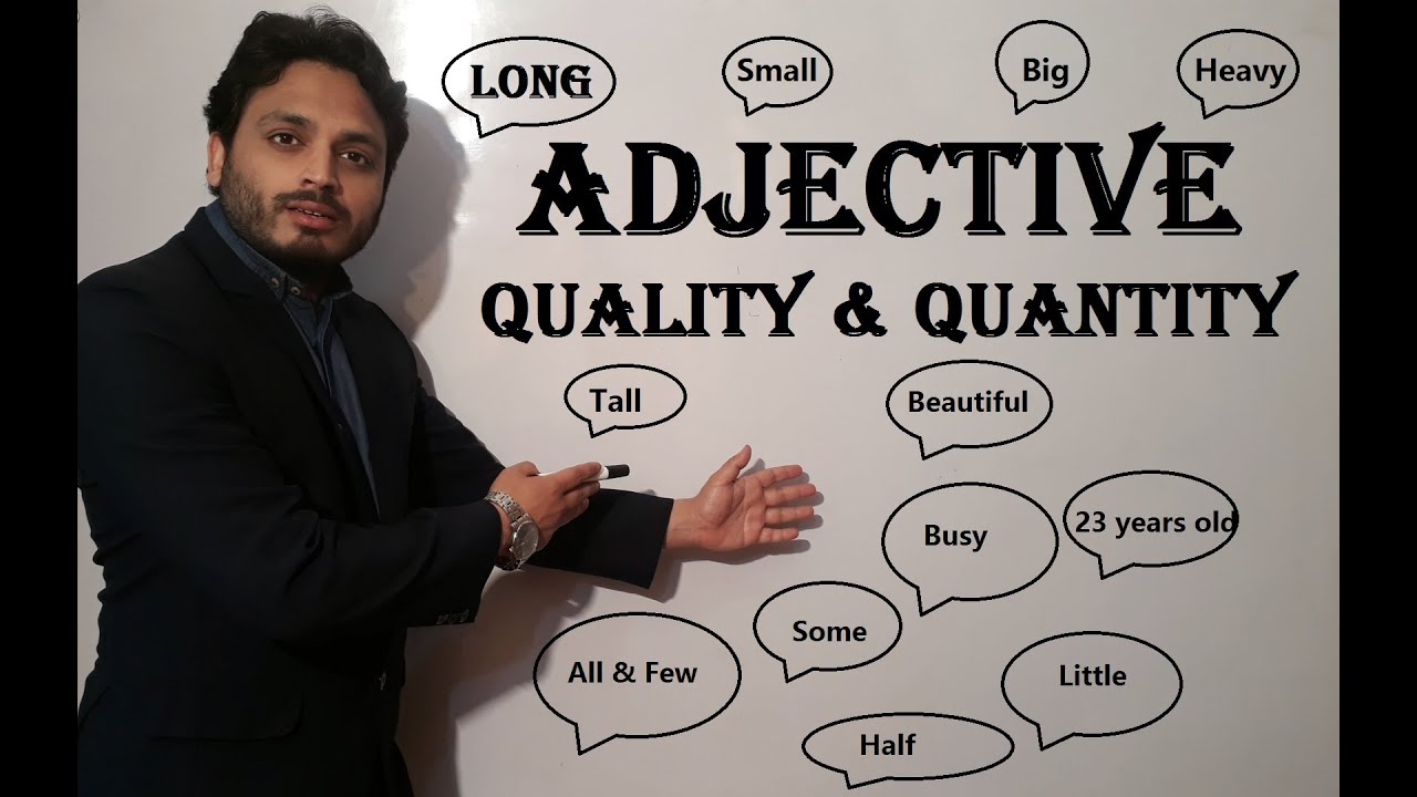 Adjective of Quality & Quantity | Grammar | By Syed Ali Raza Kazmi