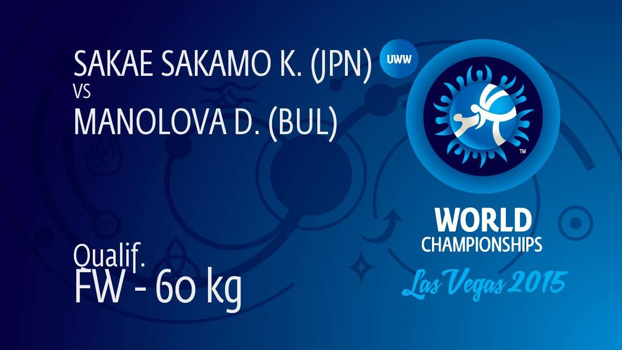 Qual. FW - 60 kg: D. MANOLOVA (BUL) df. K. SAKAE SAKAMO (JPN), 6-4