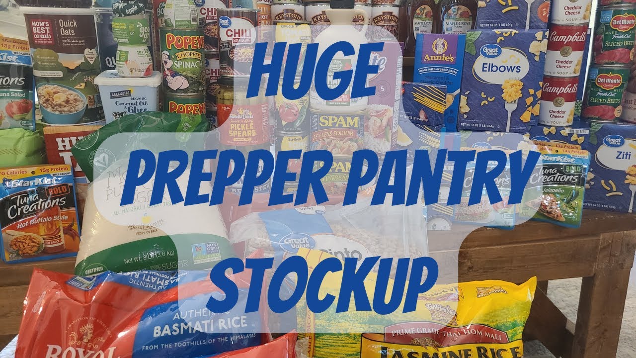 WALMART Grocery HAUL | STOCK up NOW | Prepper Pantry | Inflation & Food Shortages