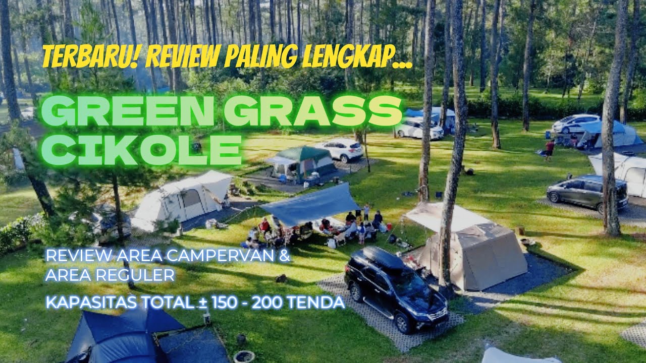 UPDATE TERBARU! Review Terlengkap GREEN GRASS CIKOLE Lembang - Campervan & Campsite Reguler