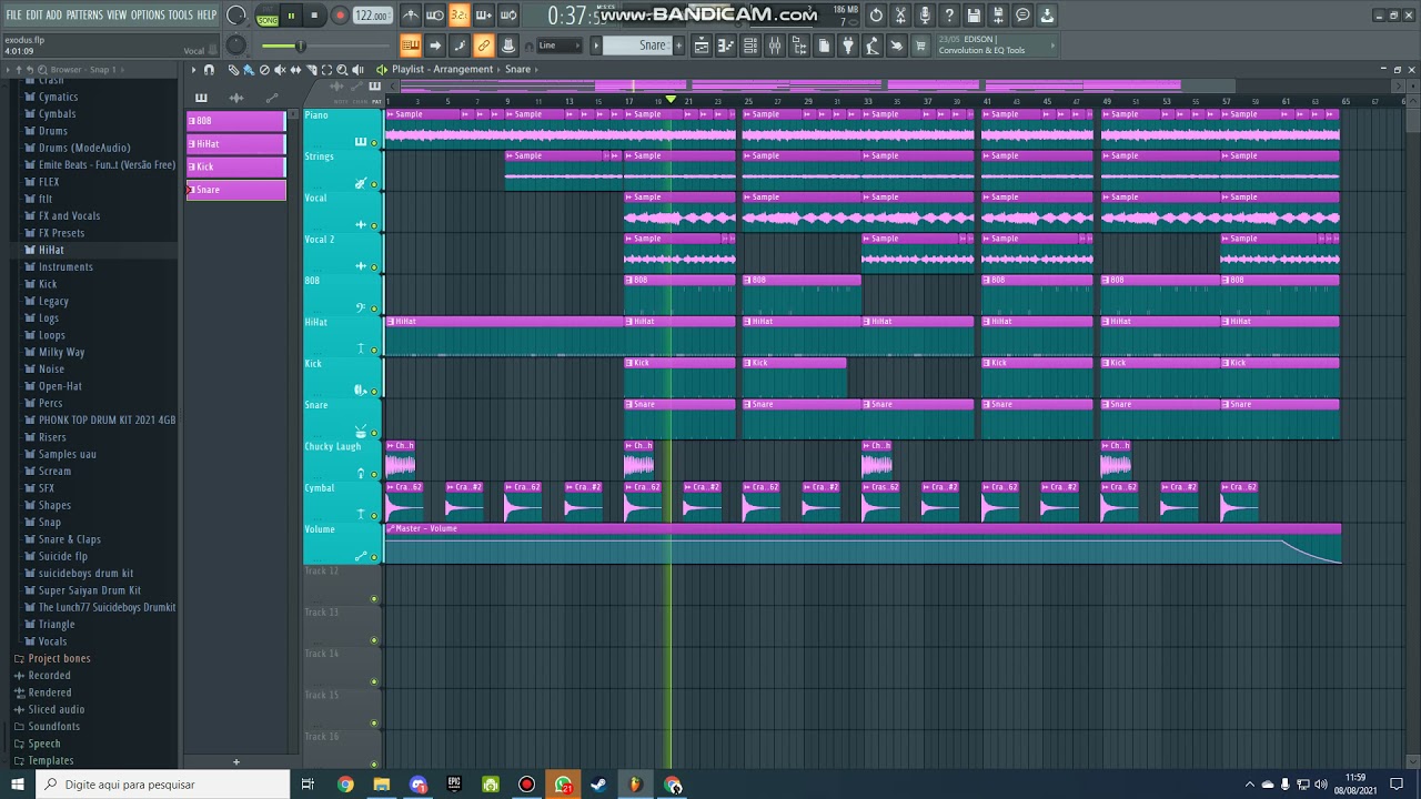 $uicideBoy$ - Exodus Instrumental Remake (reprod. by iBlazeManz)