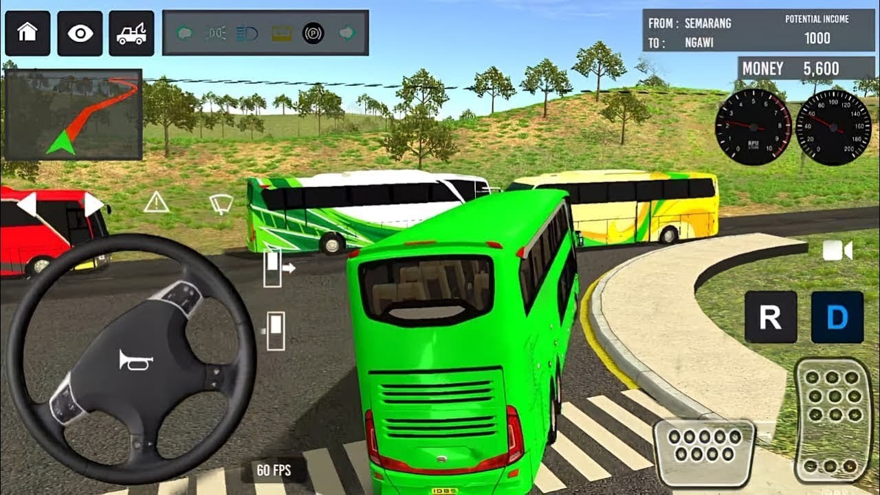 Bus Simulator Game   Realistic Bus Driving & Indonesian Roads Gameplay 