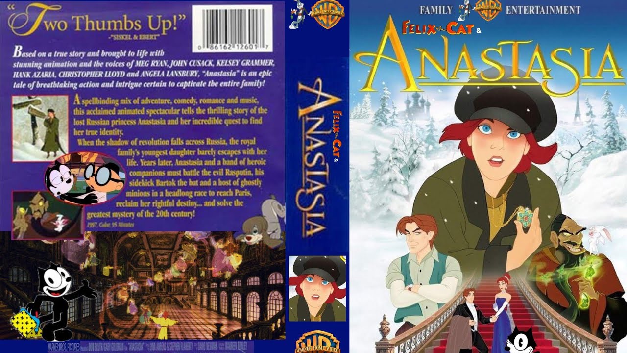 Opening to Felix the Cat & Anastasia 1998 VHS