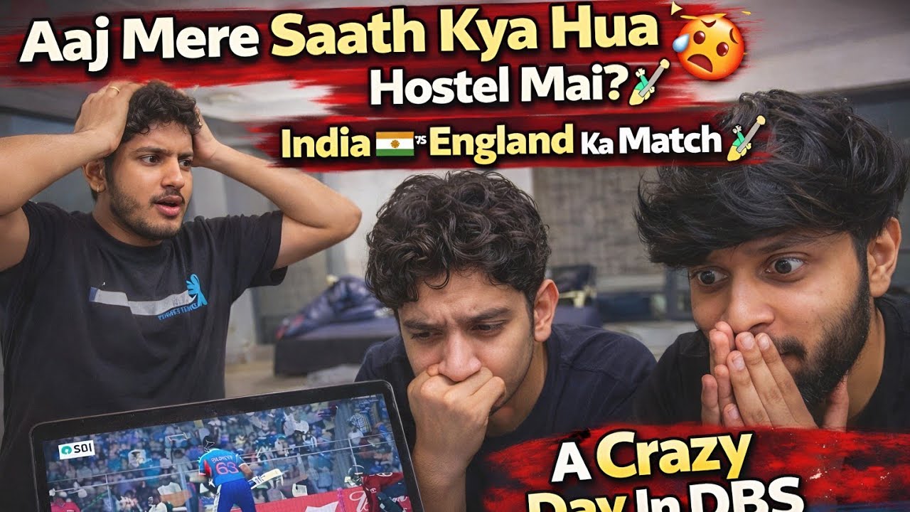 Aaj Humare Sath Kya Hua Hostel Mai 😥 | IND vs ENG 🇮🇳 Match Dekha | DBS Global University | Dehradun 
